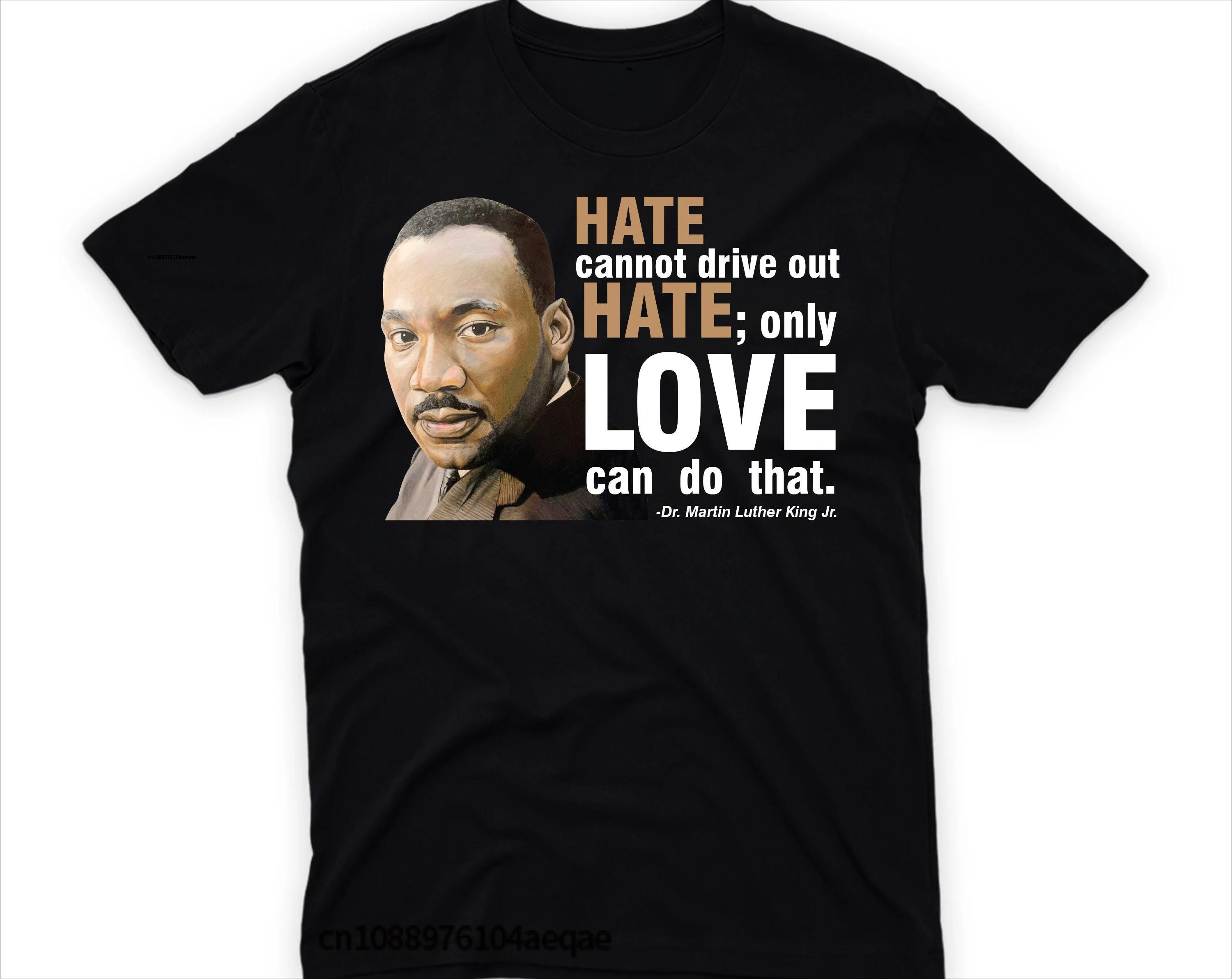 

Martin Luther King T Shirt Europe United States Fashion Men Women Short Sleeve Tees Streetwear Loose Casual Retro Trend Portrait M
