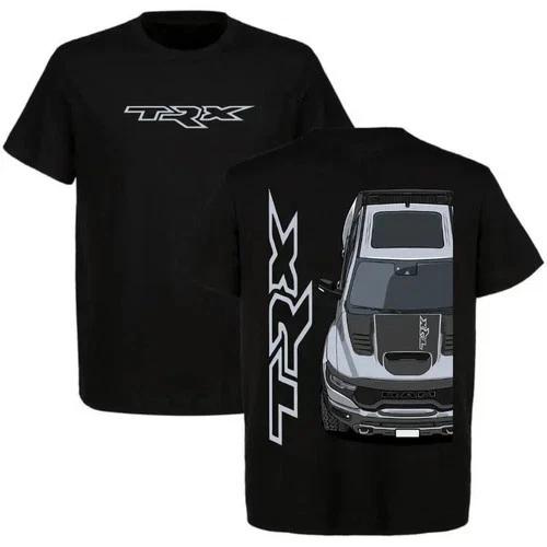 Ram TRX Silver Off Road Truck T-Shirt Front Angle Racing Fan T-Shirt 3XL