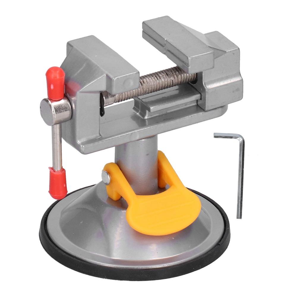 Suction Cup Base Table Vise Clamp Aluminum Alloy Suction Vise  for Jewelry Making DIY Crafts