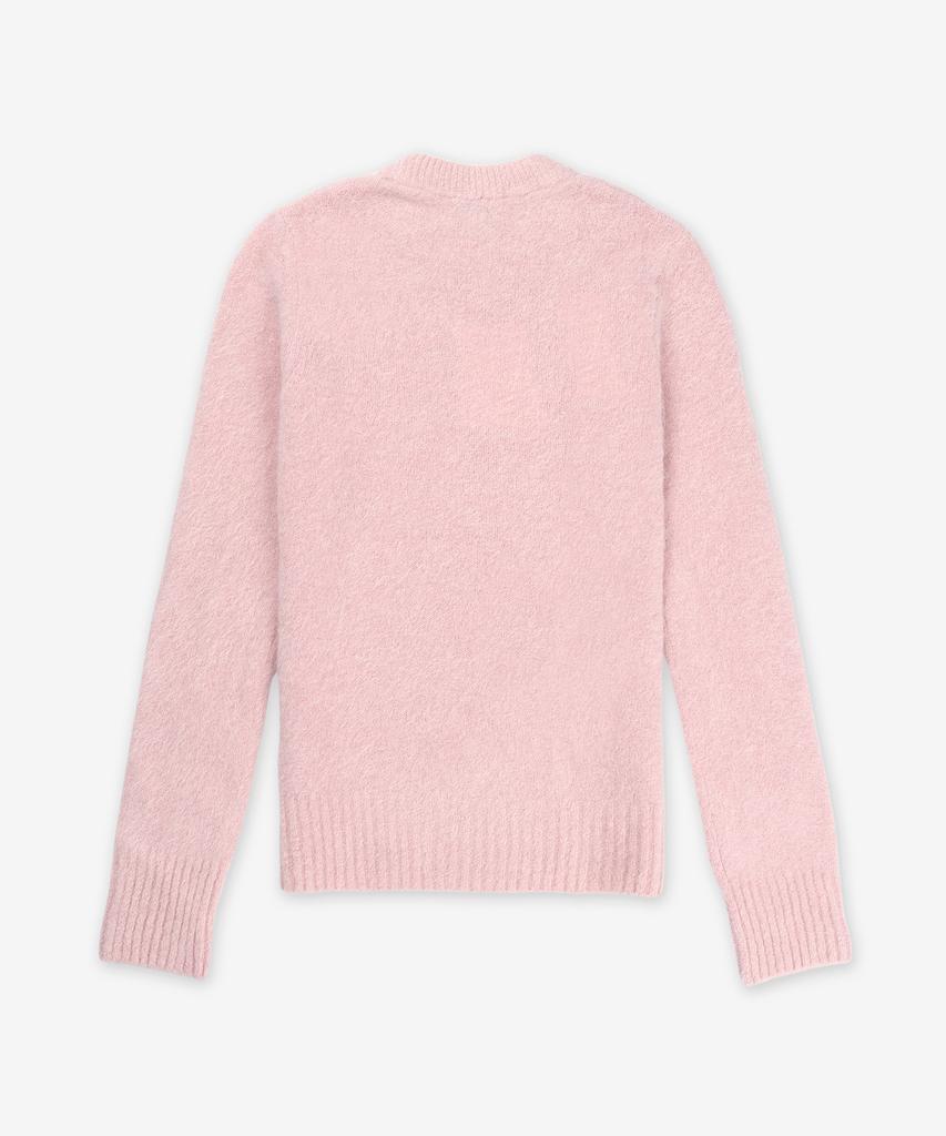 Gani Brushed Alpaca O-Neck Knit - Pink / K2272868