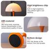 Mushroom Portable LED Table Lamp USB Wireless 3color Dimming Rechargeable Touch Night Light Mood Desk Lamp for Bedside Hotel