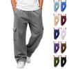 Pantalon de jogging cargo pour homme avec 4 poches, Coupe ample pour un usage quotidien décontracté