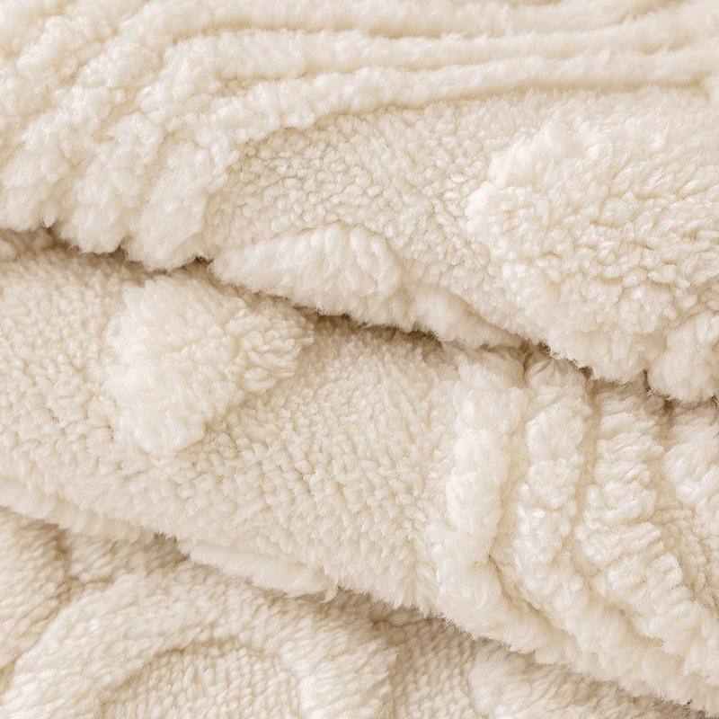 New Cream Style Thick Sofa Cover Fabric Anti Slip and Warm Straight Row Sofa Cushion Modern and Simple Style Autumn and Winter
