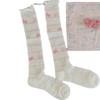 2 Pairs of Bubble Socks, Bow Calf Socks, Summer Ballet-style Long Tube Pile Socks, Lace Socks