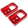2pcs Red Front Tow Trailer Hitch Tow Hook Hitch Receiver For Toyota Tacoma 2024-2025