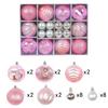 Christmas Tree Pendants Decorative Hanging Christmas Baubles Balls Ornaments Set