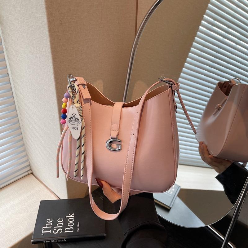 Small bag women's new summer versatile simple shoulder messenger bag is now popular bucket bag