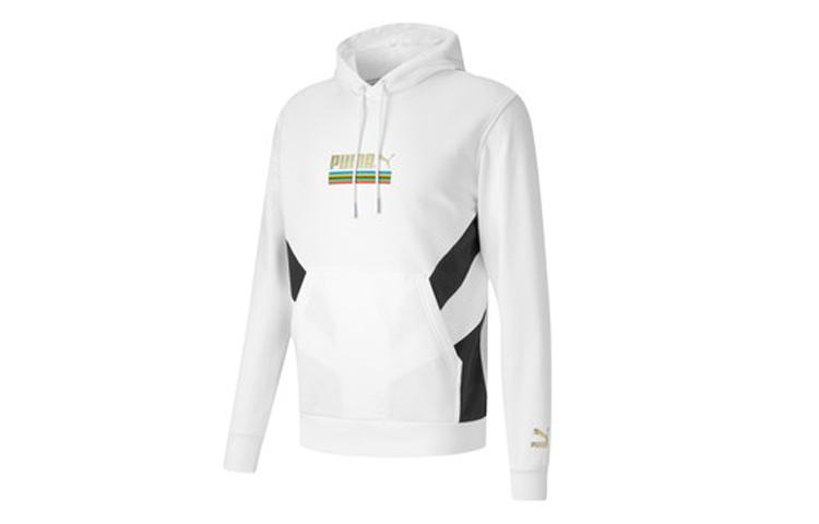 PUMA Sweatshirts Men s White Hooded Moderate Regular 599287-02 XXL
