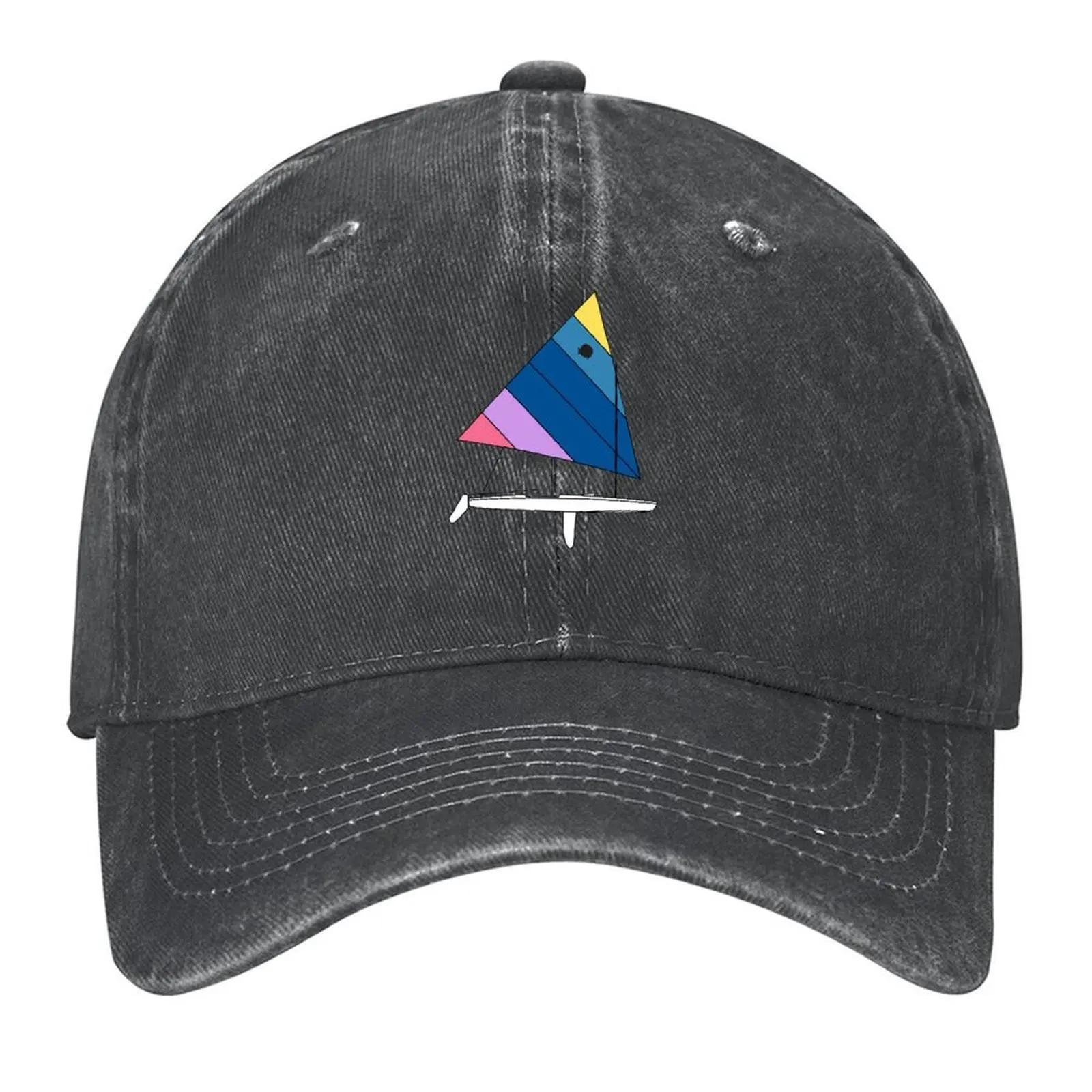 

Sunfish Sailboat Baseball Cap summer hat Vintage beach hat sun caps For Men Women s промывают черный