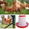 1KG Automatic Chicken Feeder Bucket Rooster Hen Feeding Farm Animal Device, Supplies Poultry Qu G2E3