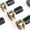 5Set WH148 Potentiometer Kit 15MM Linear Taper Rotary Potentiometers Resistor 6Pin with Knob Cap B1K 2K 10K 20K 50K 100K 500K 1M
