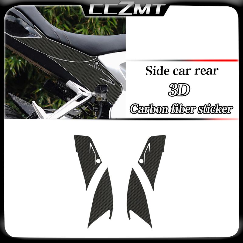 For ZONTES 703T 703 T 2026 3D Carbon Fiber Decorative Stickers Motorcycle Fuel Tank Stickers Body Film Modification Accessories