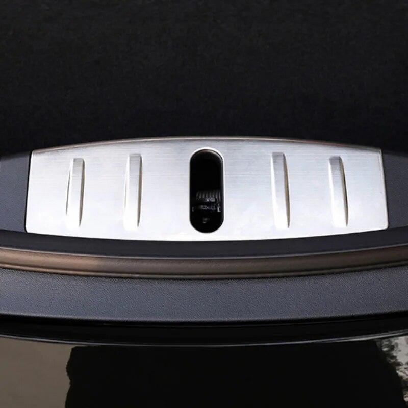 

Передняя коробка для хранения из нержавеющей стали, защитная пластина, защитная нашивка, модификация для Tesla Model 3, аксессуары