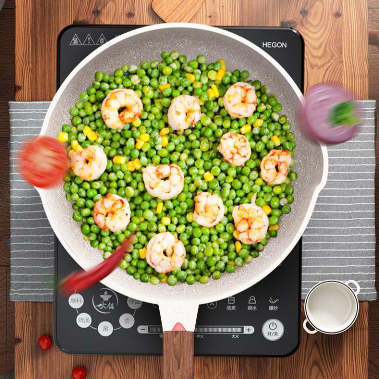 Maifanshi Non Stick Pan Frying Pan Household Frying Pan Frying Pan Flat Bottomed Pan Electromagnetic Gas Stove Dual-use