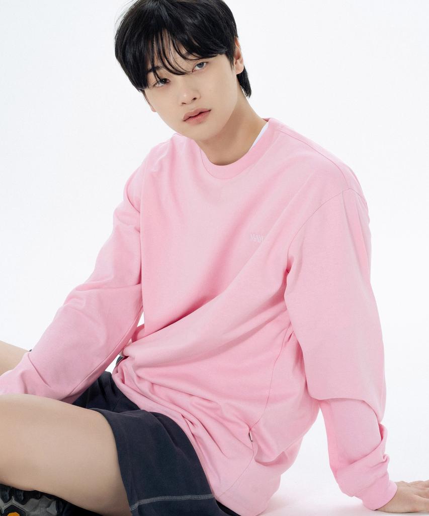 Mayol Logo Basic Long Sleeve T-Shirt_Vanilla Ice Cream
