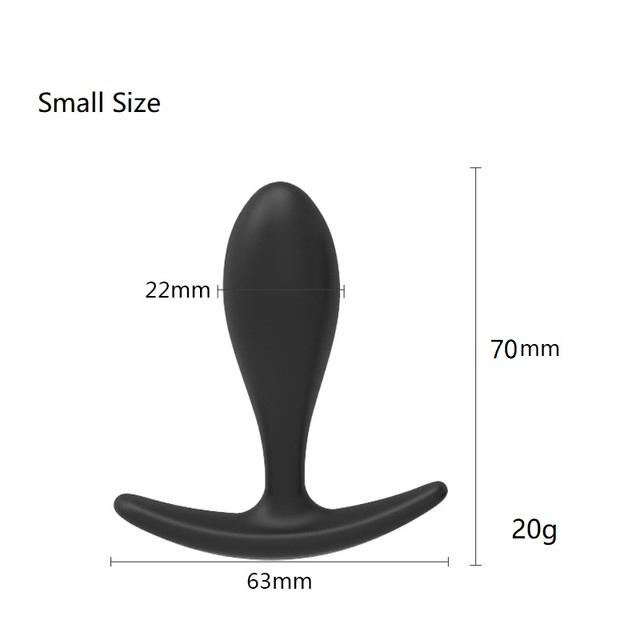 Mini kleine große tragbare Silikon Analkugeln Butt Plug Ball