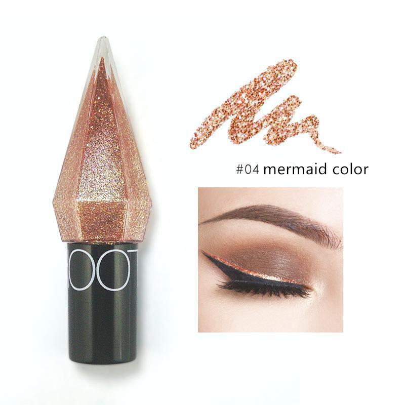 Diamant brillant Eye Liners fard à paupières imperméable argent Rose or couleur paillettes Eyeliner ombre à paupières maquillage beauté cosmétiques
