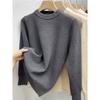Women's Trendy Thickened Knit Pullover: 2025 Autumn/Winter Long Sleeve Round Neck Sweater