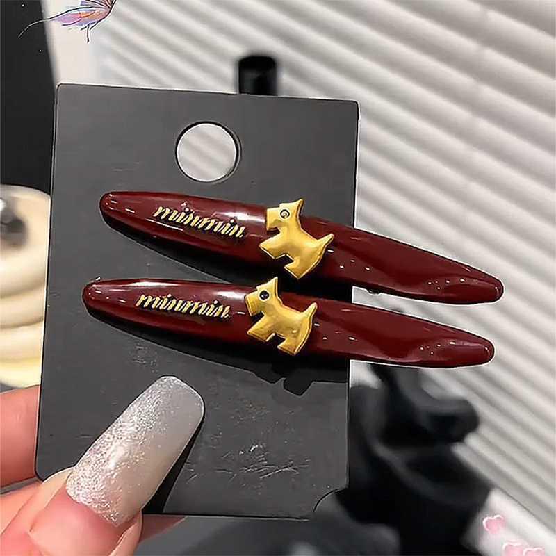 Maple Leaf Leather Duck Bill Clip Hairpin Women Disc Hair Broken Hair Side Clip Hair Clips For Girls Hairbows For Girls