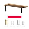 2pcs Wall Mounted Shelf Support Thickened Fixed Bracket Multifunctional Shelf Bracket  Desk