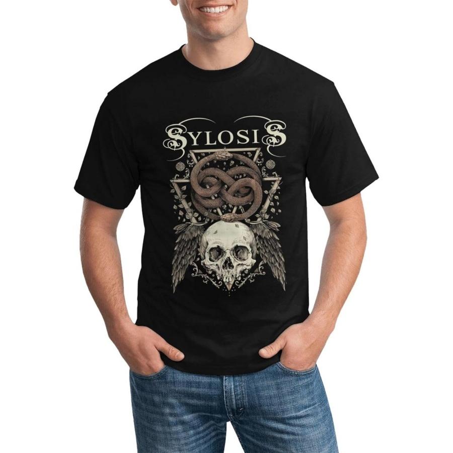 Sylosis Shirt Men s Pattern Custom Short Sleeve Tshirt Fashion Crew Neck Tees Black S