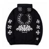 810 CHROME HEARTS 2025 Podzim a zima Nová nadměrná velikost Klasický styl Logo Mikina s kapucí, Vhodná pro páry k nošení