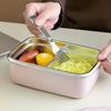 Divided Bento Lunch Box Detachable Lid Student Portable Large Capacity Sealed Lunch