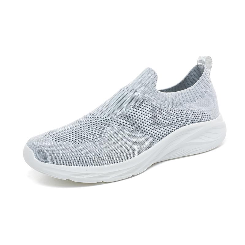 Wide sole breathable cloth shoes Large size sports and leisure shoes Tide flying woven shoes Lazy shoes