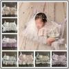 Nieuwgeboren Kant Fotografie Mat met Positioneringskussen - Zacht Baby Mini Matras Ideaal voor Baby Foto Shoot Essentiële Foto Props