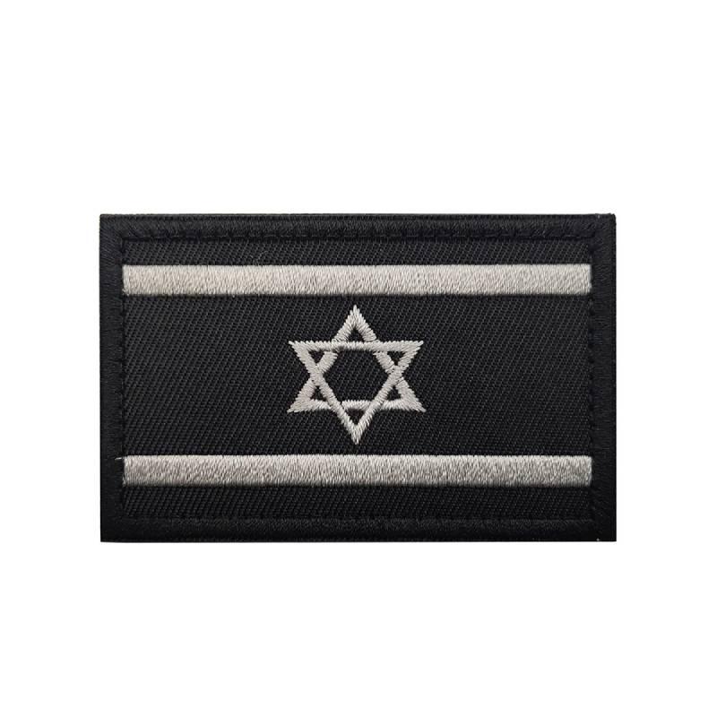 Emblem Flags Israel Velcro Embroidery Patch Cloth Backpack Accessory Decorations