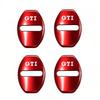 Lijk1 4Pcs Metal Car Door Lock Cover Protective Buckle Cover Sticker Tire Valve For VW GTI Polo Golf MK6 Passat Tiguan Arteon Jetta CC