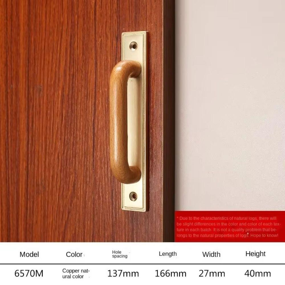 Antique Solid Wood Cabinet Handle Decorative Cabinet Pull Cabinet Doors Retro Pull Handle  Cupboard