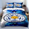 Set Biancheria da Letto Leicester City Football Club Set Biancheria da Letto (1 copripiumino, 2 federe, piumino non incluso)