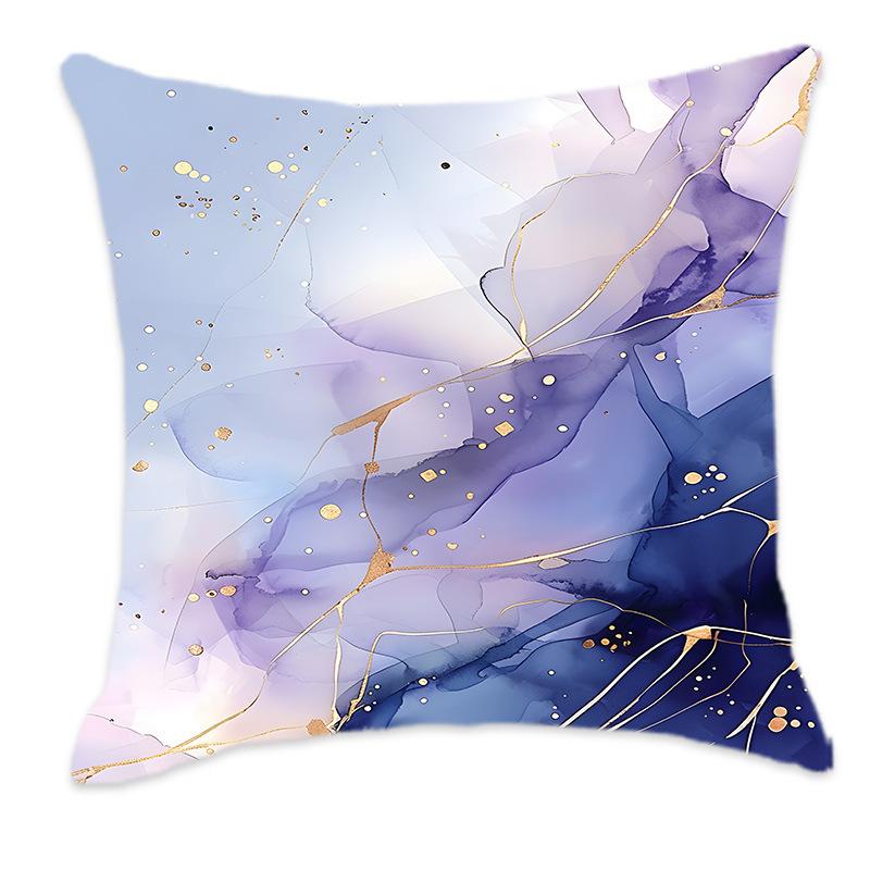 New Dreamy Gold, Pink, Blue and Purple Gradient Color Pillow Back Home Bedroom Bedside Sofa Cushion