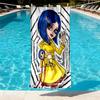 Coraline Print Beach Towel Design, Soft, Lightweight. for Home Bathroom, Spa, Pool, Yoga, Surfing, Camping, Gift for Family, Friend