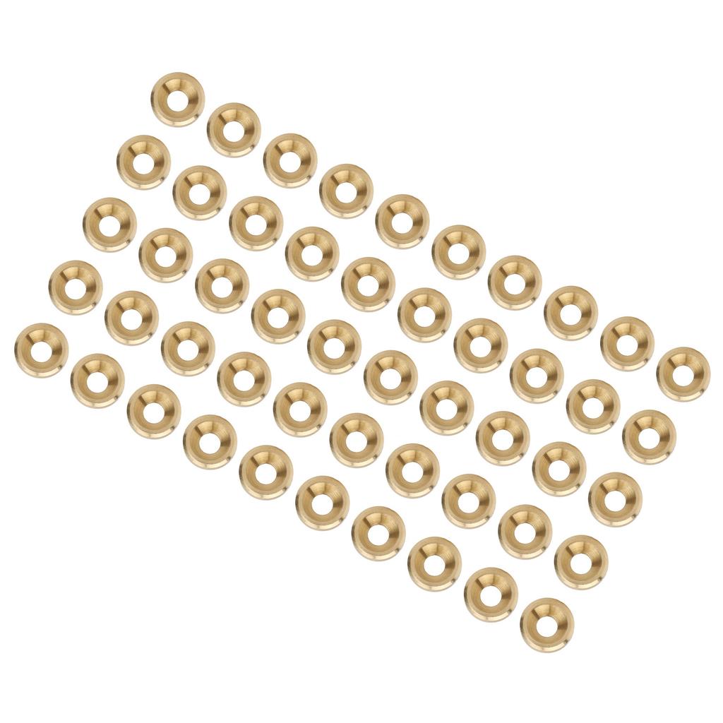 50Pcs Countersunk Screw Washer CNC Pure Copper Flat Head Gasket Industrial SuppliesM6