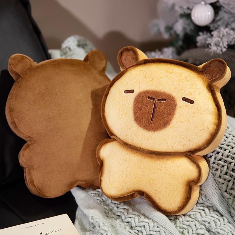 Capybara Plush Toast Toy Cute Cartoon Girl Children Birthday Holiday Gift Doll