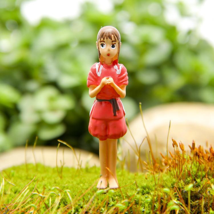 Away Spirited Ogino Chihiro And No Face Man Resin Ornaments For Gift And Display