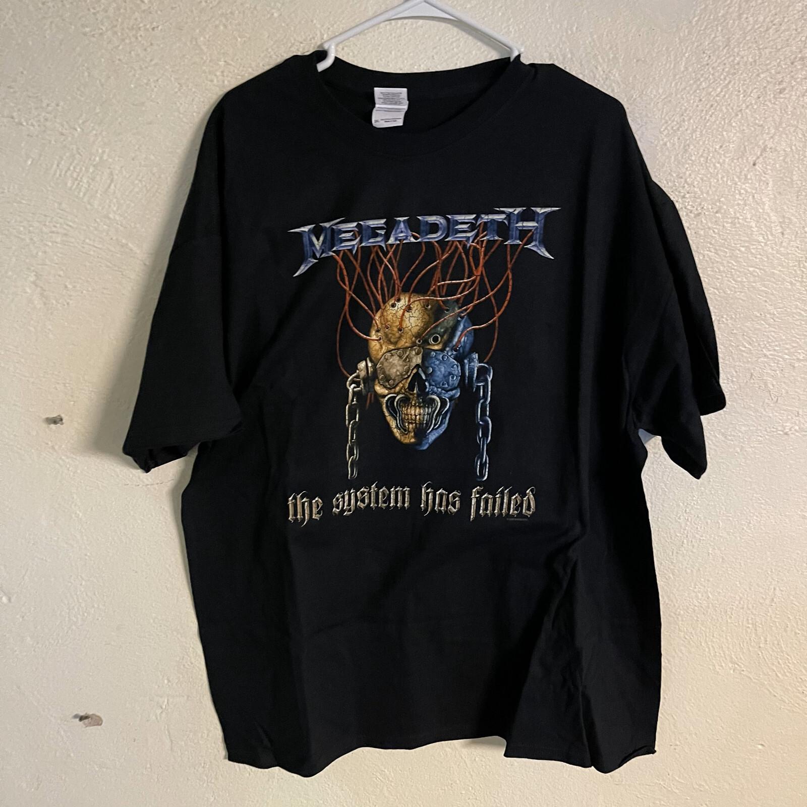 Band T-Shirt - MEGADETH - The System Has Failed Vic - Black - Small XXL