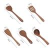 Wooden Nonstick pan Meat Kitchen Tools Mixing Spoon Soup Scoop Ladle Cooking Shovel Rice Spatula