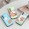 Cute BuBu-DuDu Du  Phone Case For Samsung S25,S24,S21,S22,S23,S30,Ultra,S20,Plus,Fe,Lite,Note,10,Black Cover