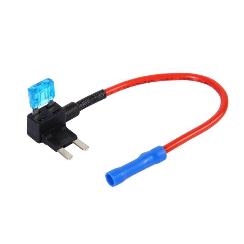 2X ADD Mini Fuse Holder ATM APM ACS Piggyback Tap Blade Circuit Car Motor