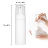 1pc 150ML(5.2oz) Foam Bottle Mousse Soap Foaming Pump Bottle Plastic White Empty Refillable