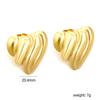 Irregular Texture Luxury Earrings, Fashionable Niche Style, Women's Stainless Steel Retro INS Party Jewelry Birthday Gift