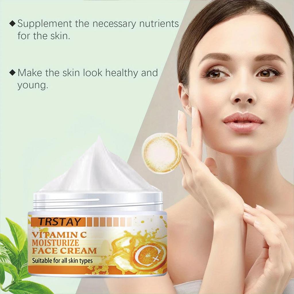 Moisturizing Cream Is Gentle and Non-irritating, Firms the Skin, Brightens the Complexion, Reduces Blemishes, Hydrates and Nourishes the Skin