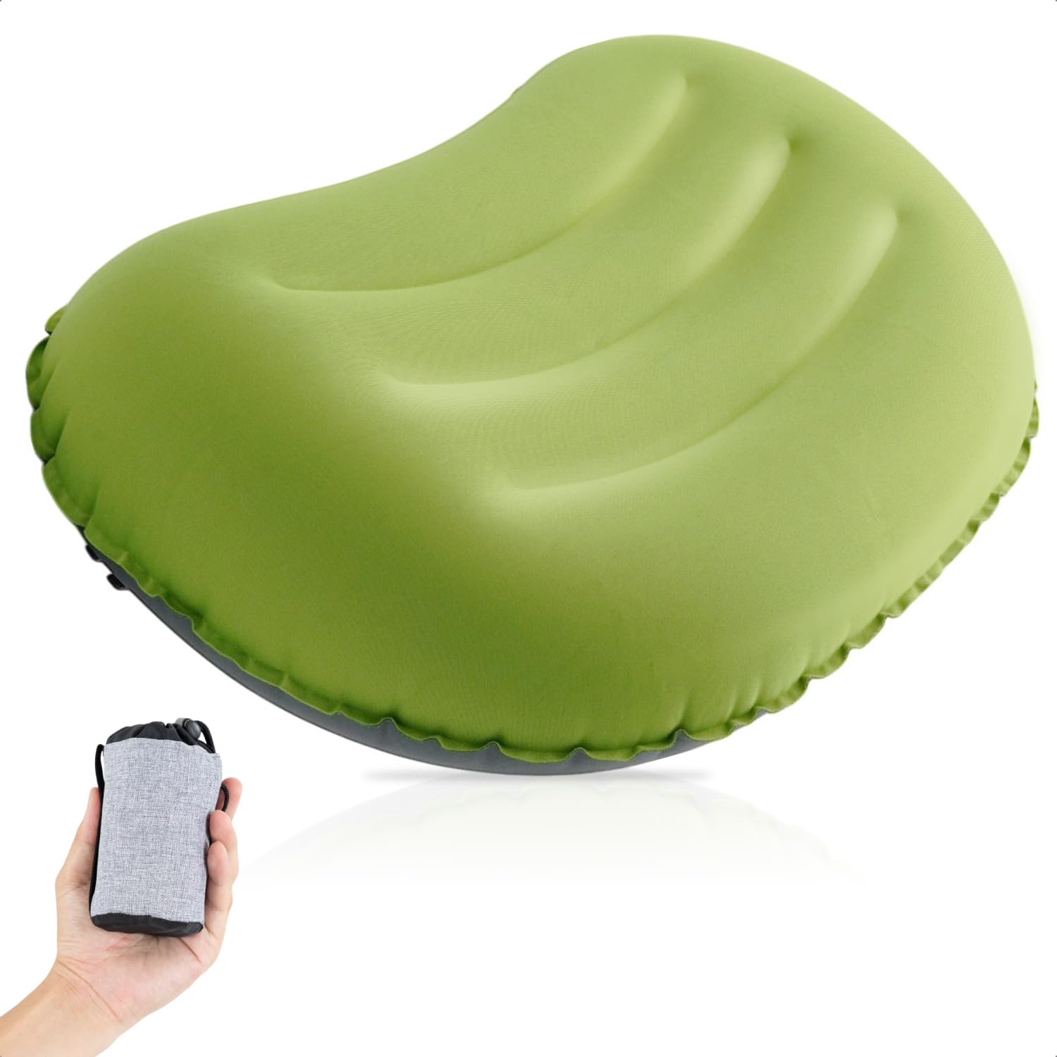 

Manten Pillow Sleeping Comfort x Lightweight and Camping Air Outdoor Adjustable Car Storage Bag Boomie [Blissful Compact] Pillow, Pillow, Pillow,