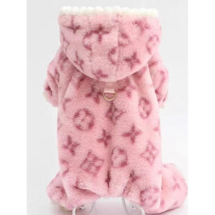 Winter Autumn New Pet Fleece-Lined Thickened Four-Legged Clothes for Small Medium Dogs (Teddy Poodle) Cats 5