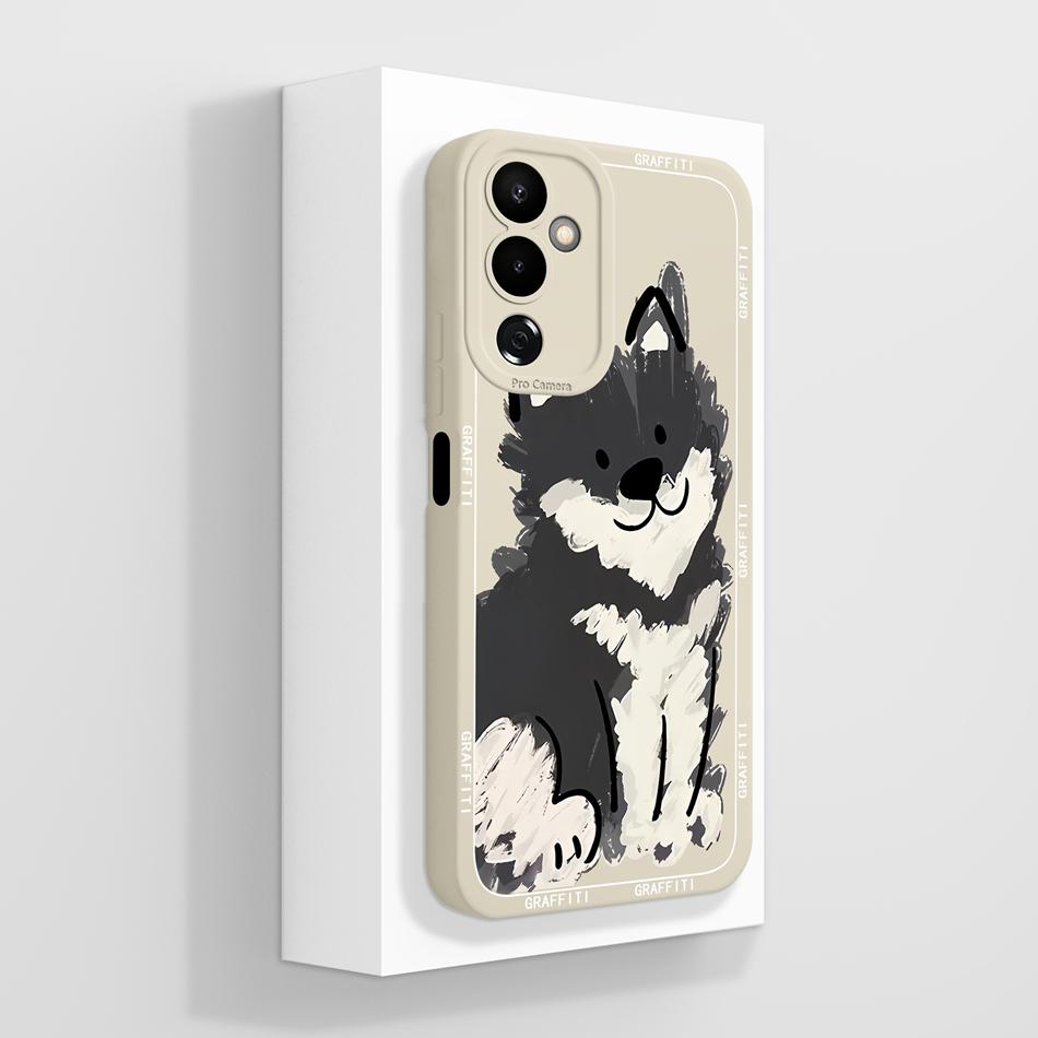 For Tecno Pova 4 5 Pro Phone Case Funny Animals Soft Smooth Liquid Silicone High Quality Cover For Tecno Pova5 Shockproof Shell
