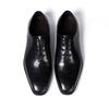 Men's shoes 2023 new fashion business casual leather shoes British style cowhide Brock engraved retro Oxford shoes men