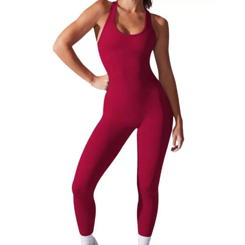 Sleeveless Tight Fitting Jumpsuit for Women